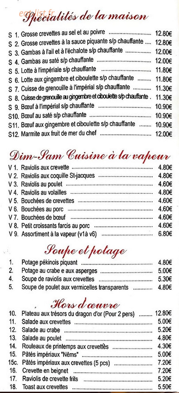 Le Dragon d'Or — carte page 4