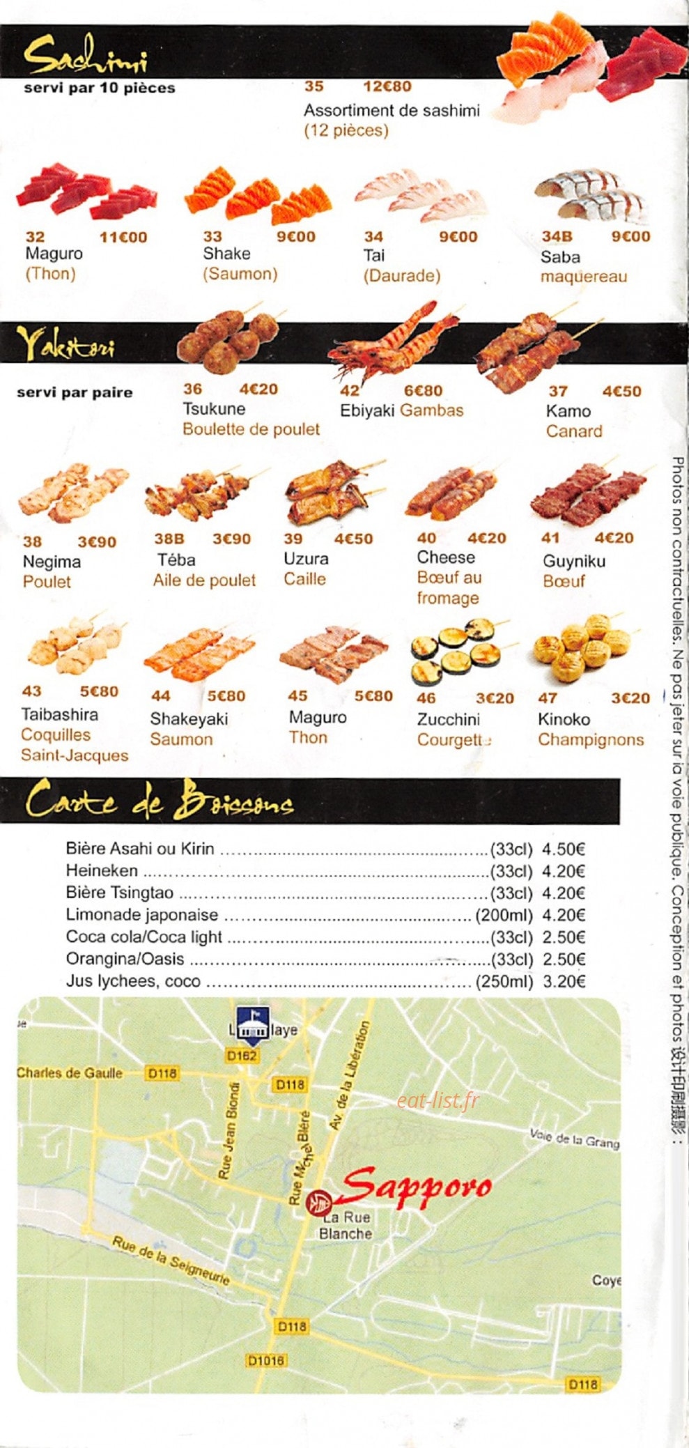 Sapporo — carte page 10