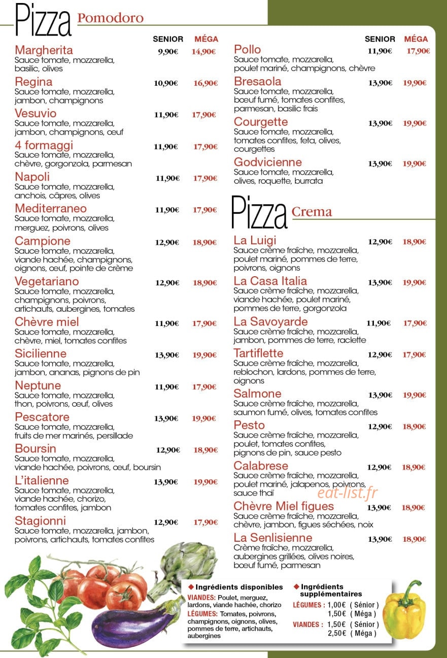 Casa Italia — carte page 2
