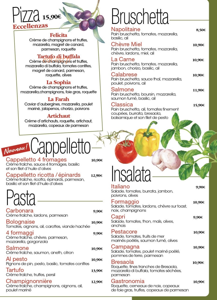Casa Italia — carte page 3