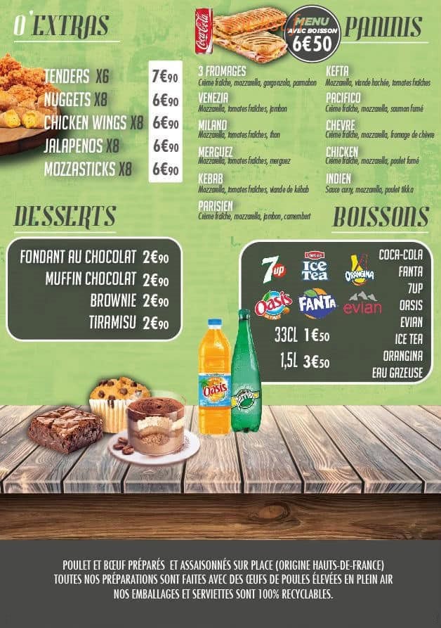O'Twenty Pizza — carte page 4