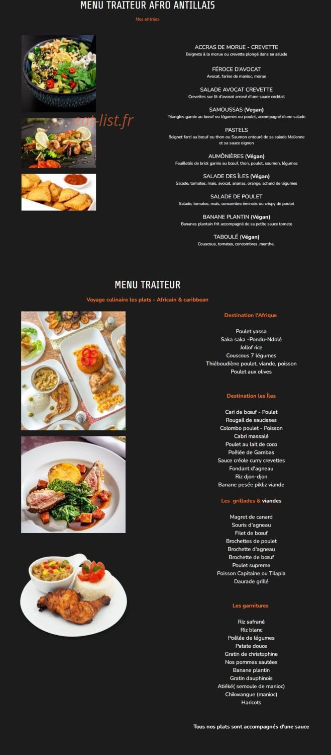 Afro regal — carte page 1