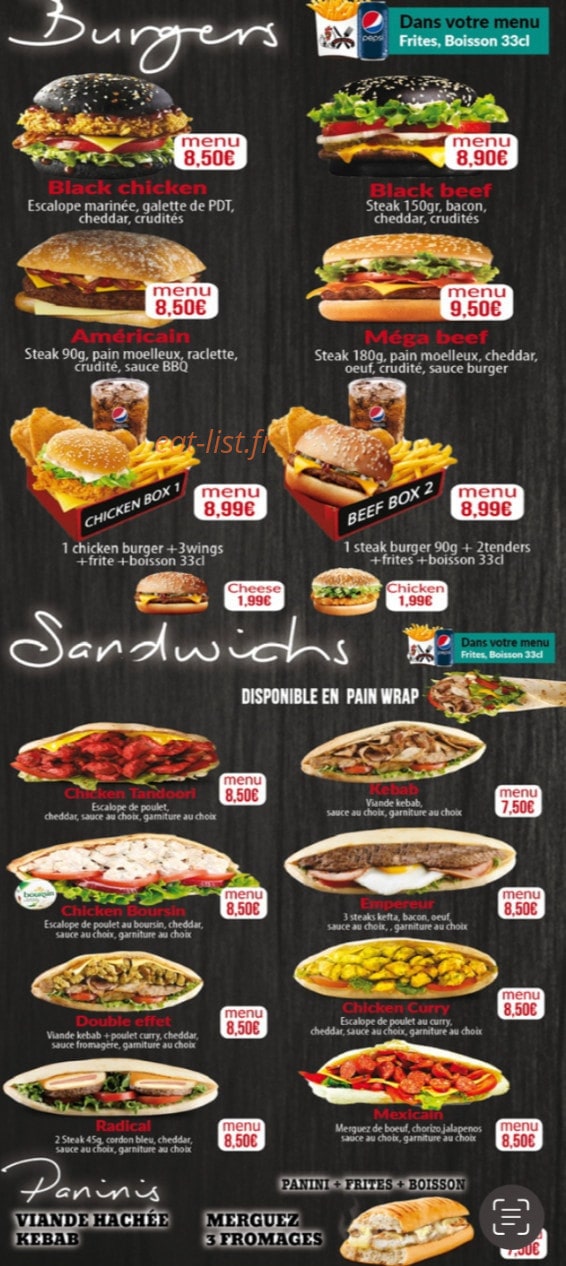 Eatbuzz — carte page 3