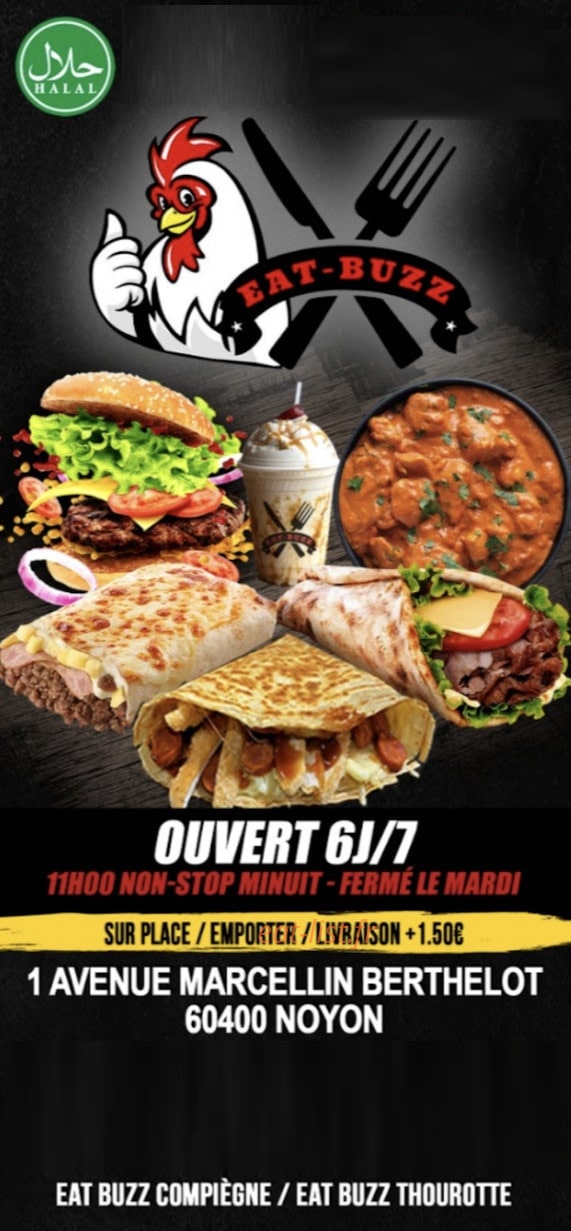 Eatbuzz — carte page 1