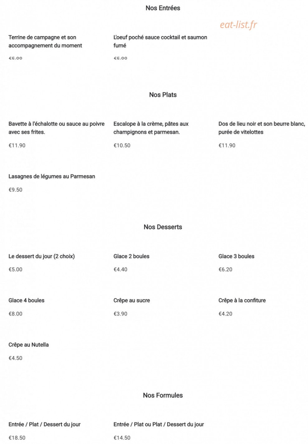 L'écrin — carte page 1