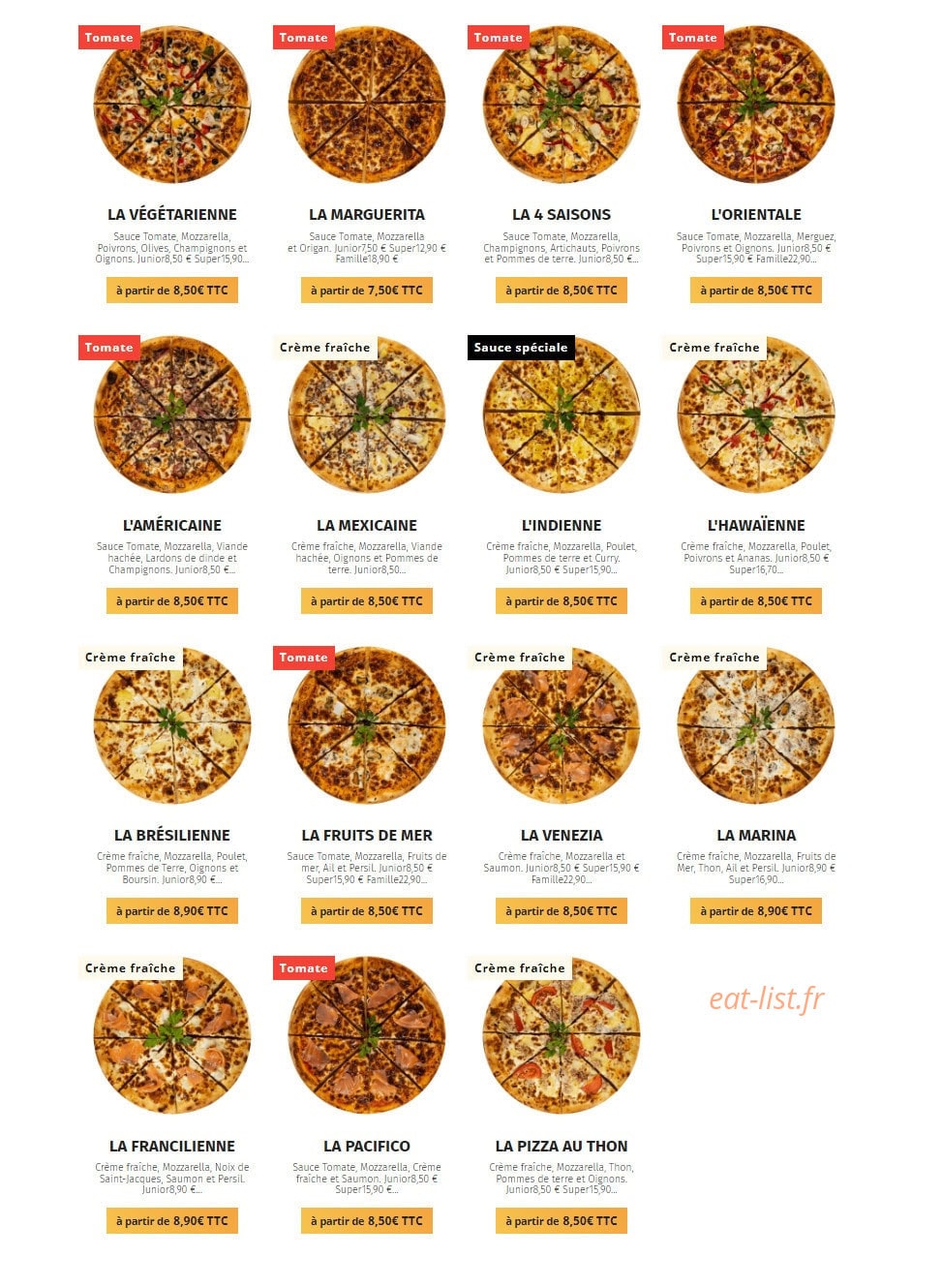 Mosaique pizza — carte page 3