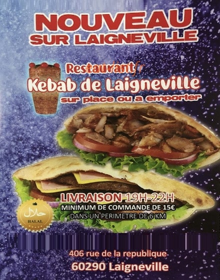 Kebab de Laigneville — carte page 1