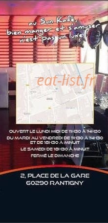 Sun Kafe — carte page 5