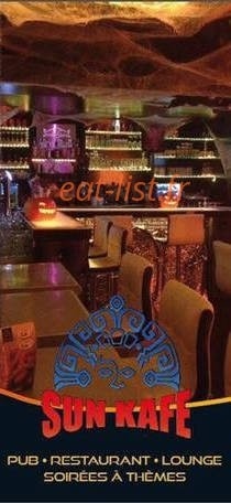 Sun Kafe — carte page 1