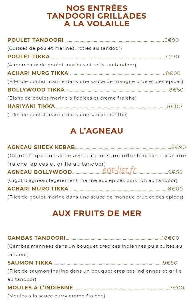 Bbollywood — carte page 1