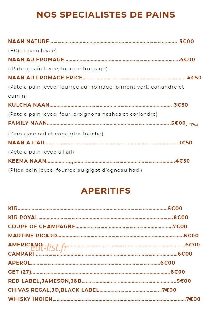 Bbollywood — carte page 3