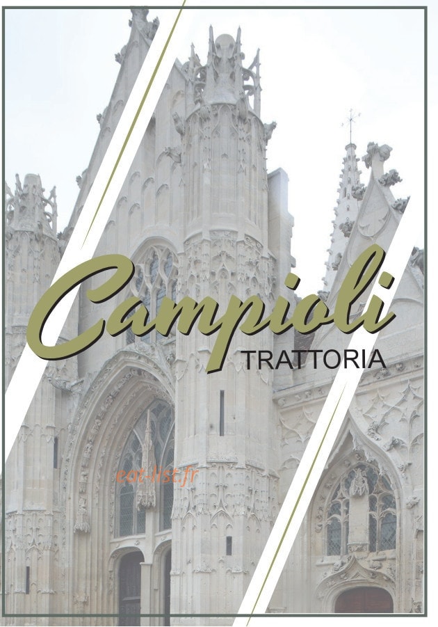 Campioli Trattoria — carte page 1