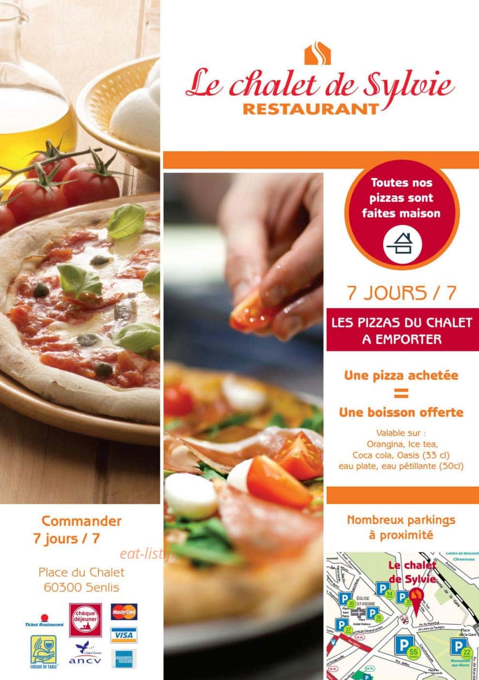 Le chalet de sylvie — carte page 1
