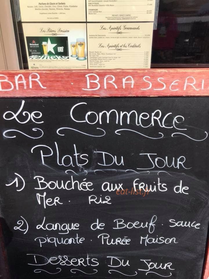 Le Commerce — carte page 1