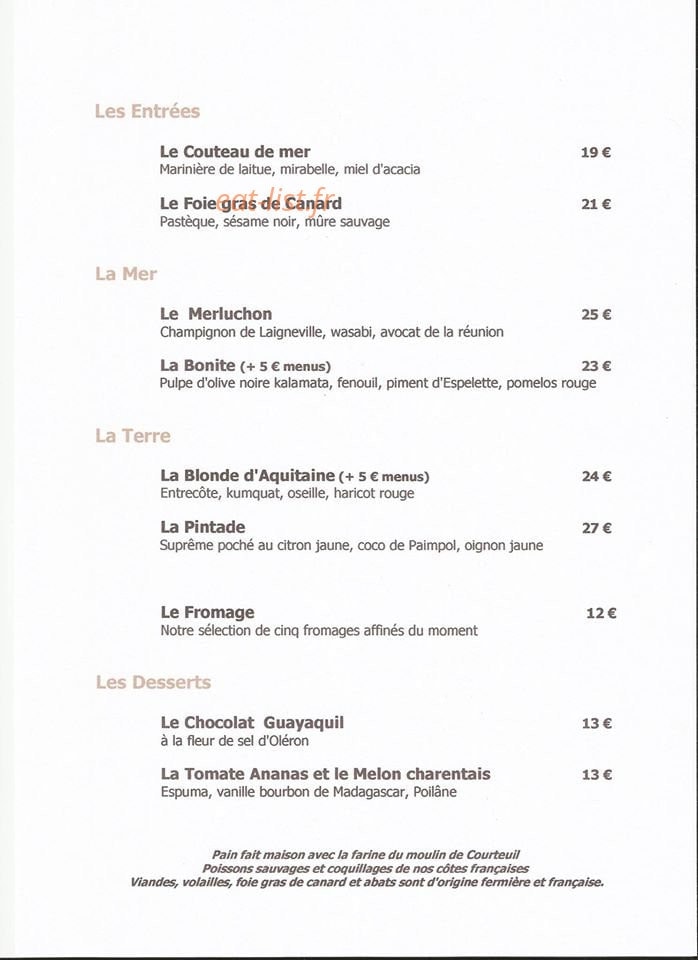 Le Julianon — carte page 1