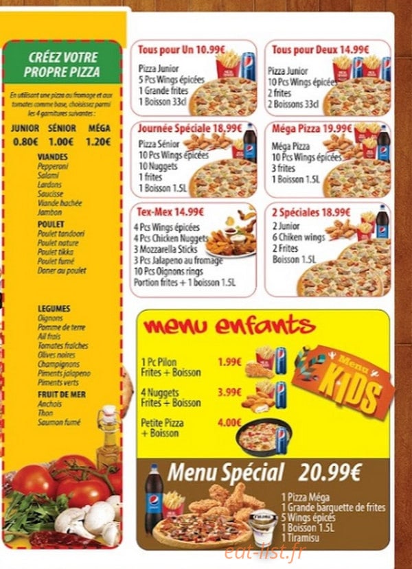 Meal Center — carte page 4
