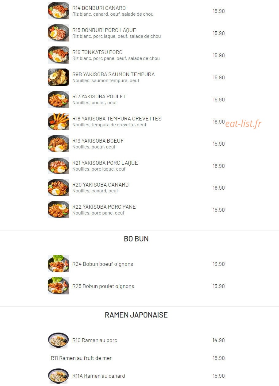 Shiso Sushi — carte page 12