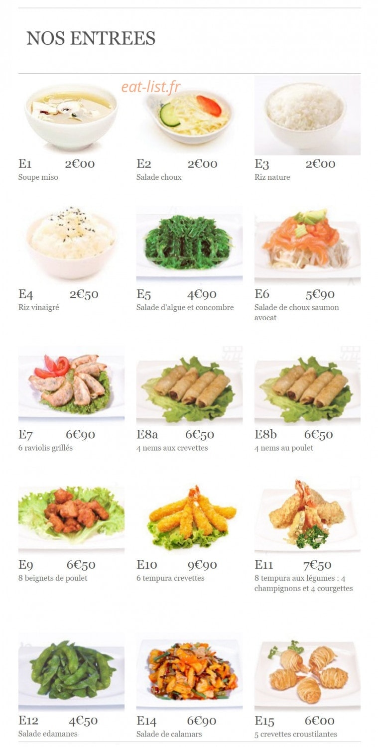 Sushiki — carte page 5