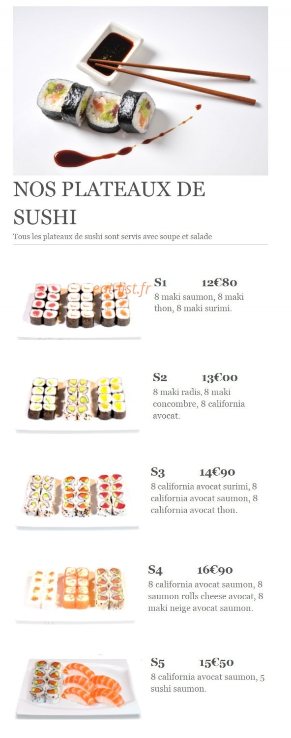 Sushiki — carte page 7