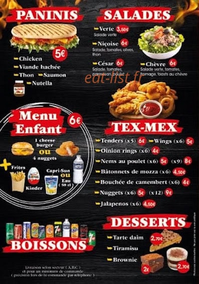 Le Miam's — carte page 4