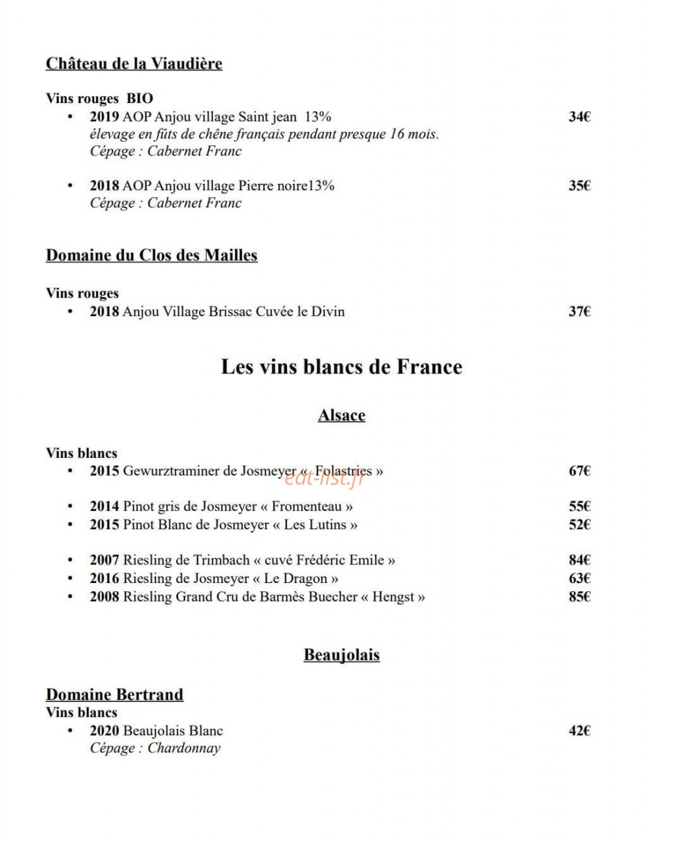 Beer's Corner — carte page 12