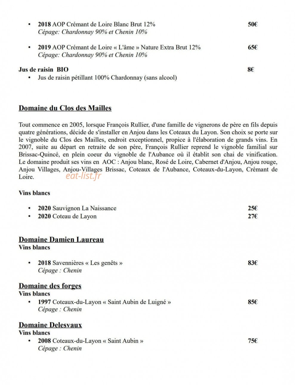 Beer's Corner — carte page 9