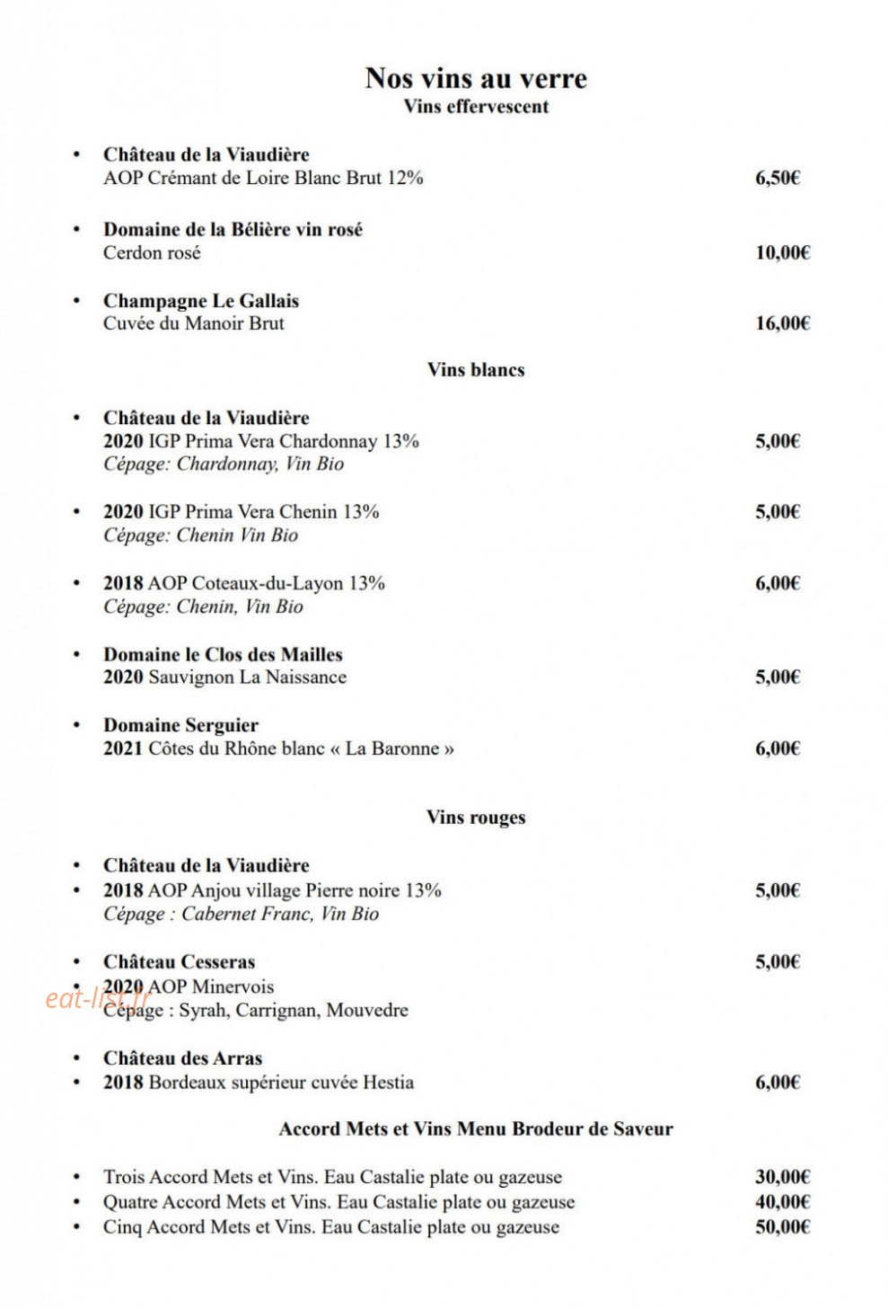 Beer's Corner — carte page 5