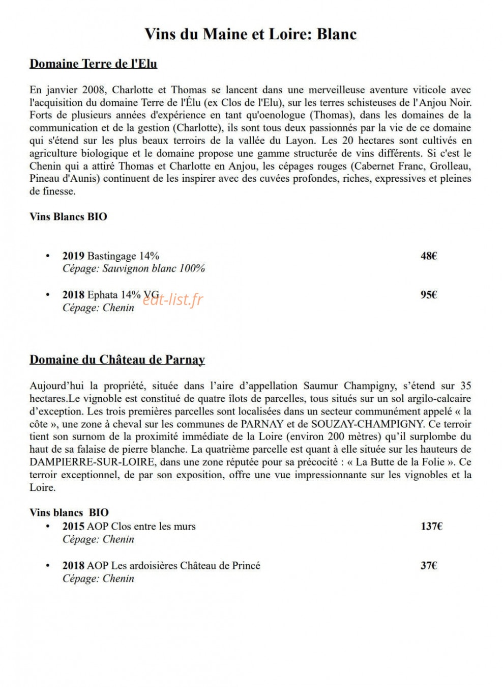 Beer's Corner — carte page 6