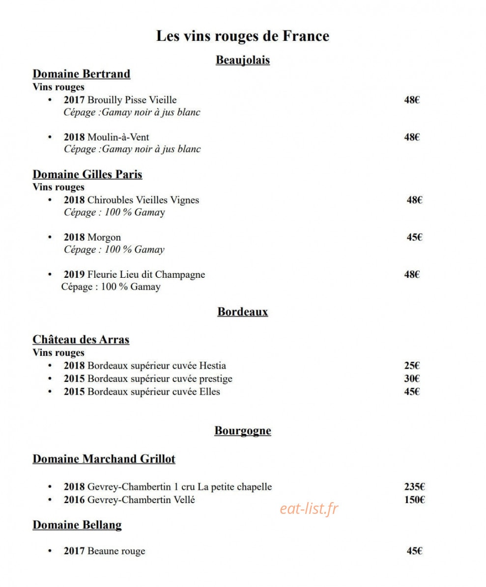 Beer's Corner — carte page 14