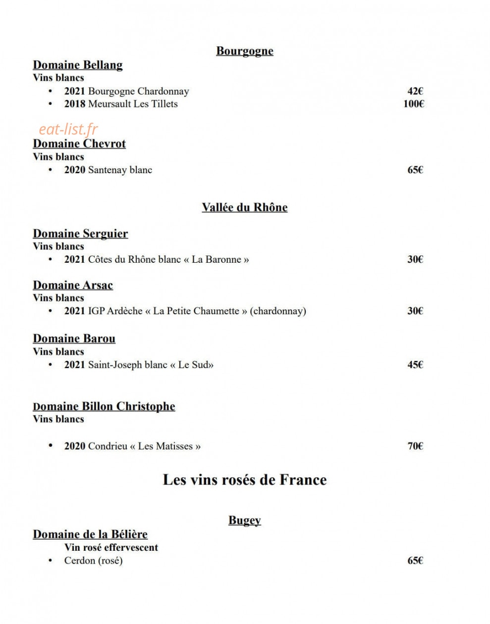 Beer's Corner — carte page 13