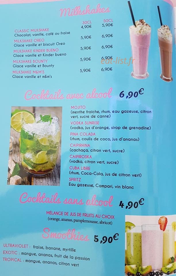 MC Diner — carte page 6