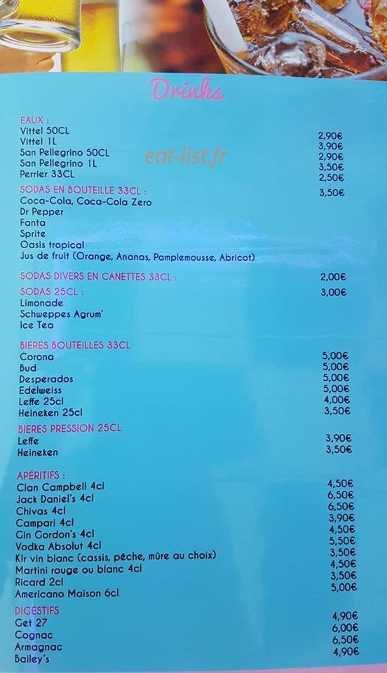 MC Diner — carte page 7