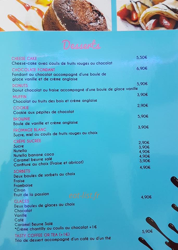 MC Diner — carte page 8