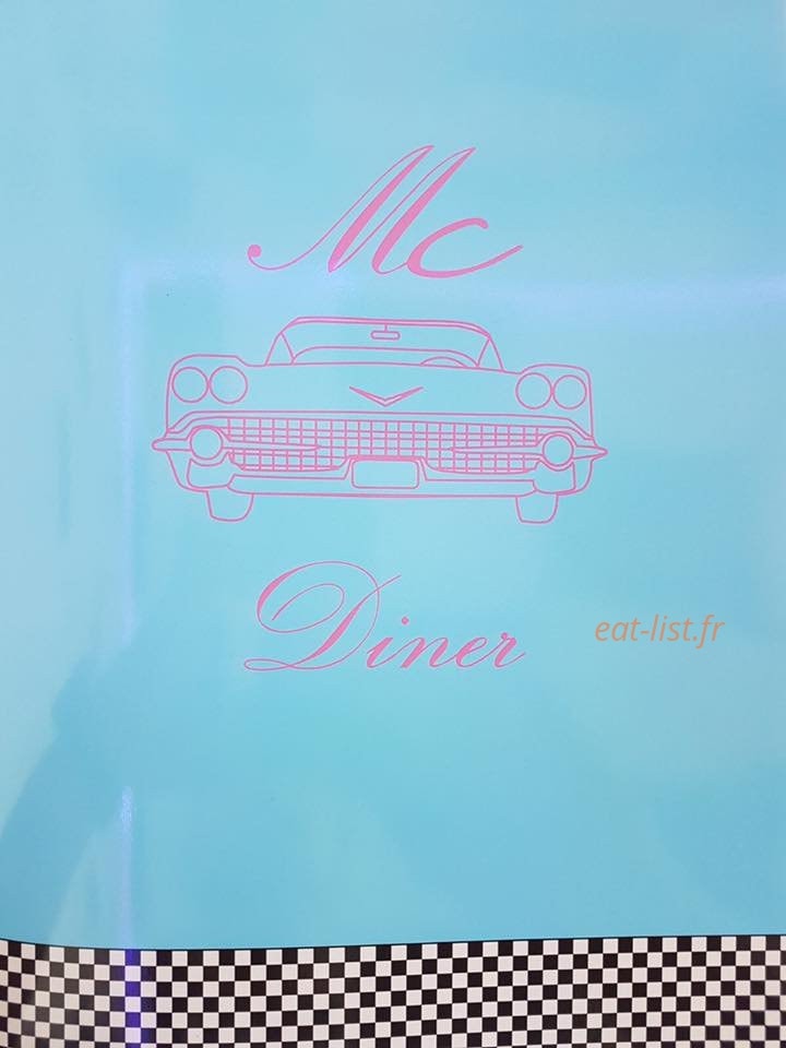 MC Diner — carte page 1