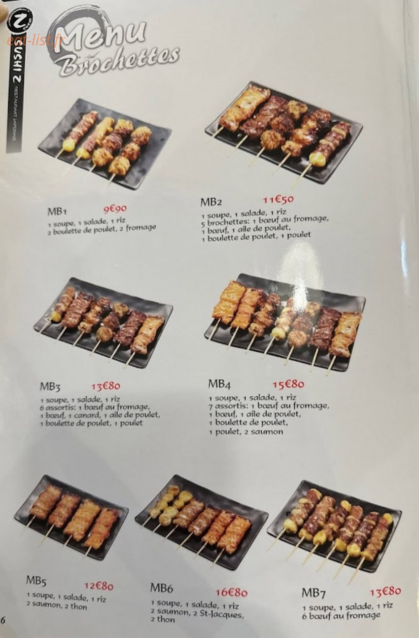 Sushi Z — carte page 7