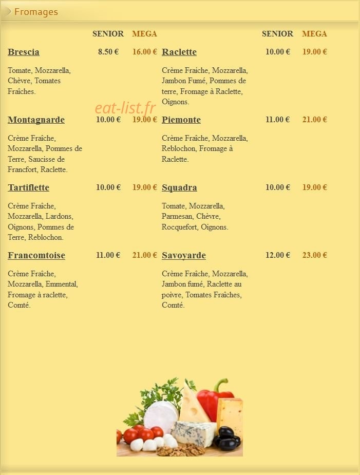 Pizza Lusitalia — carte page 6