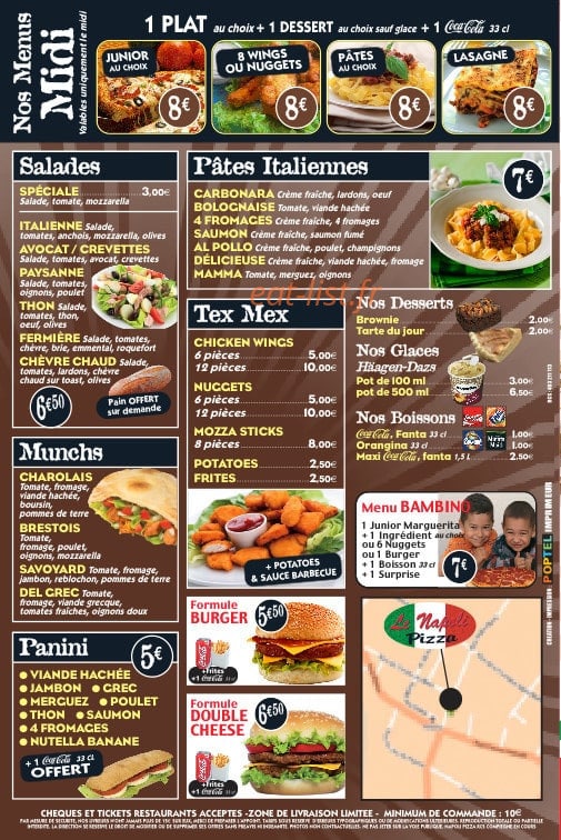 Le Napoli — carte page 3