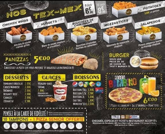 Pizza Tasty — carte page 4