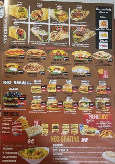 Ranch Pizza 60 — carte page 3