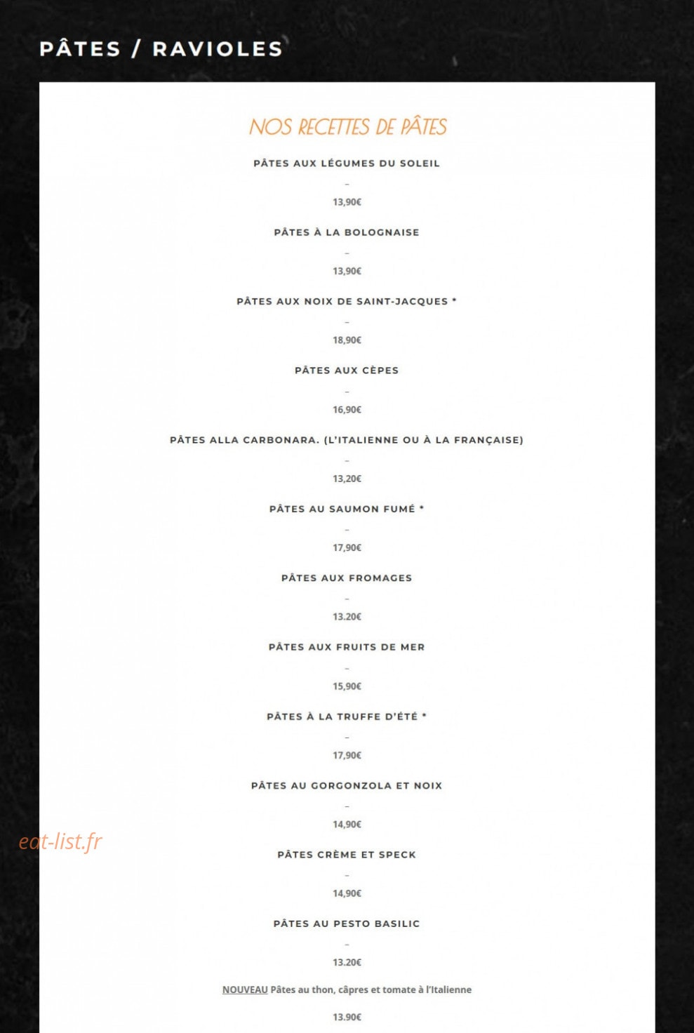Castello — carte page 3