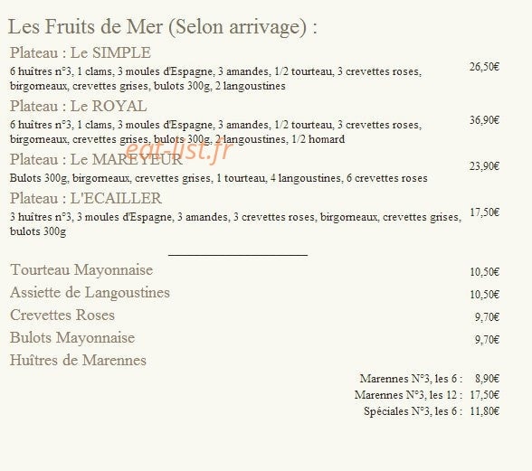Le Commerce — carte page 6