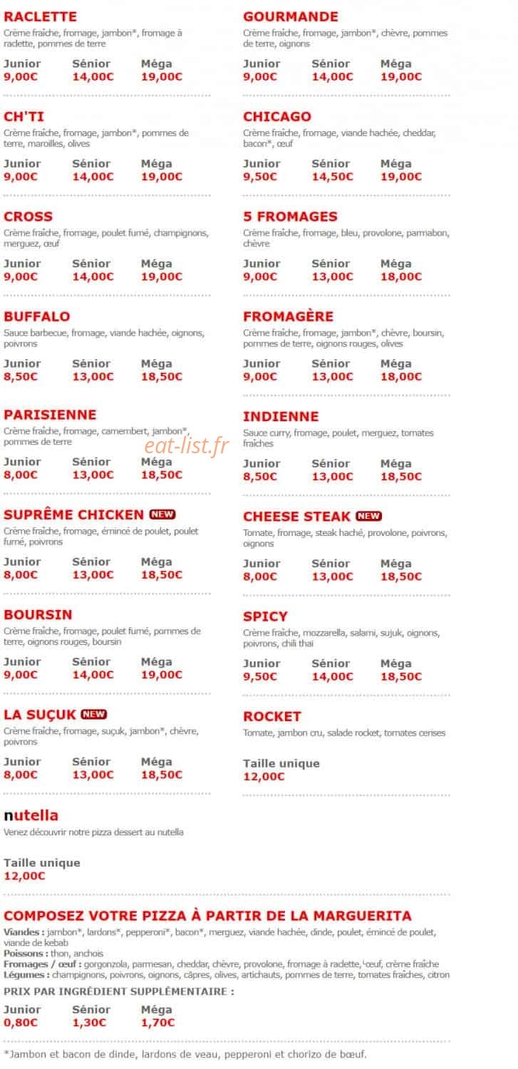 Pizza roma — carte page 2