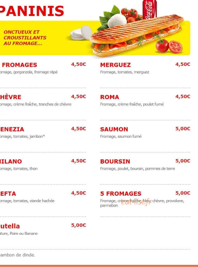 Pizza roma — carte page 4