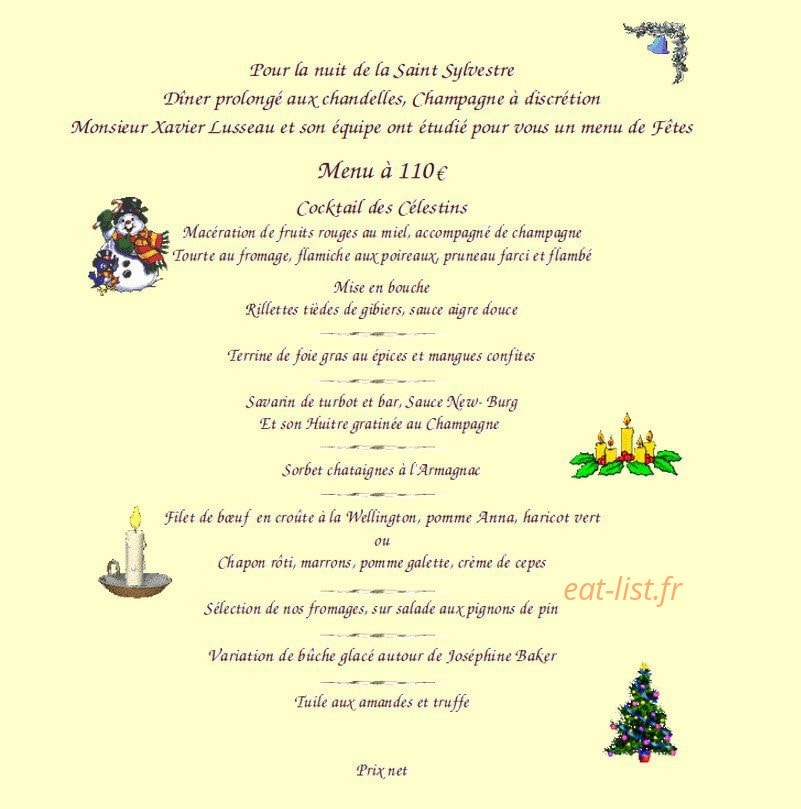 Auberge du Daguet — carte page 5