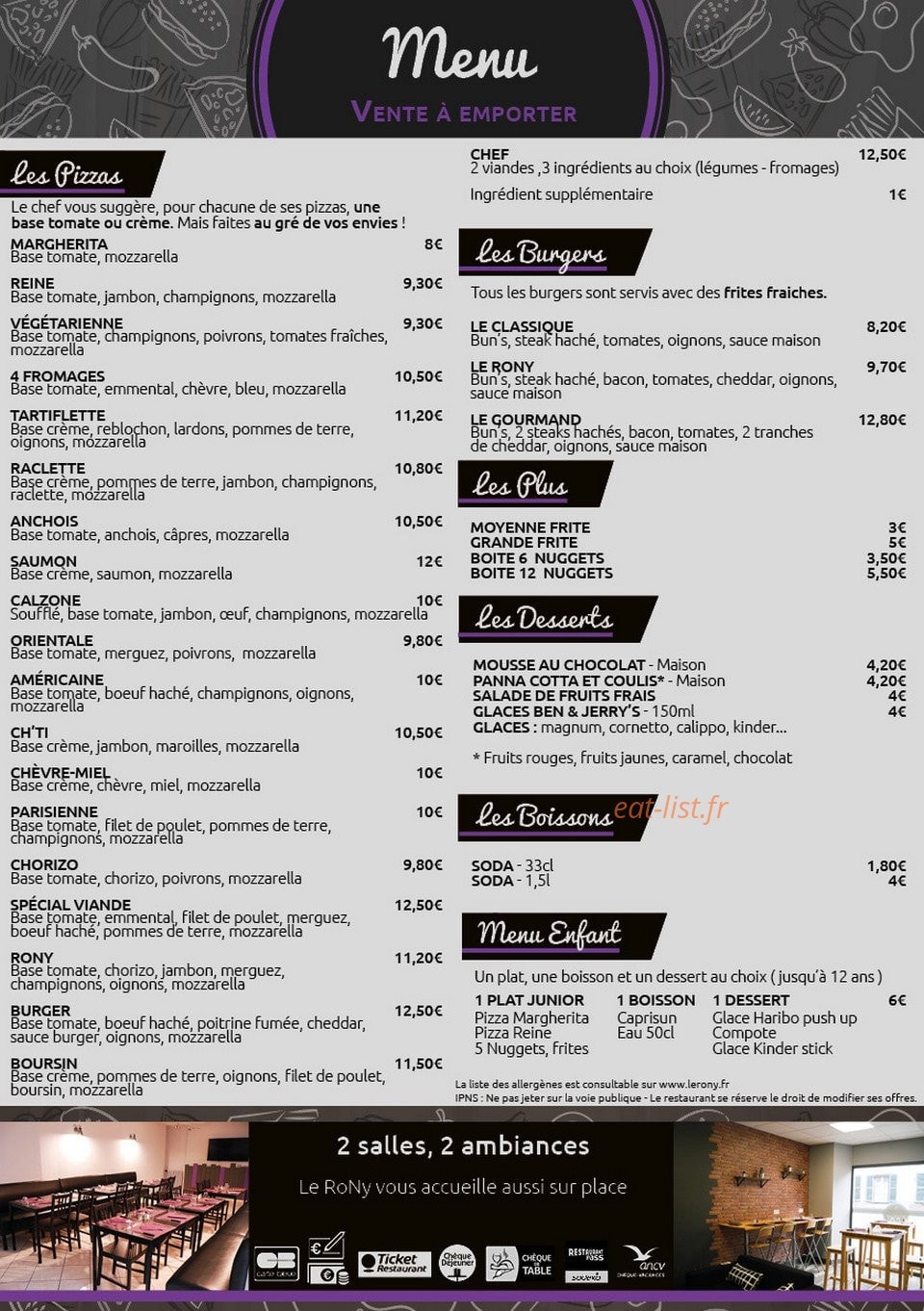 Le RoNy — carte page 1