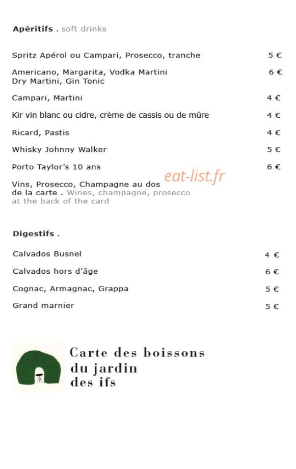 Le jardin des ifs — carte page 3