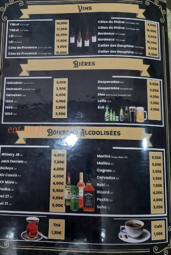 Kebab songeons — carte page 2