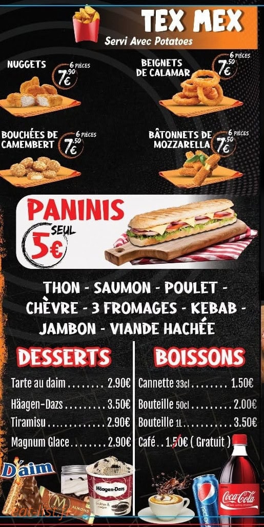 Issa délice — carte page 3