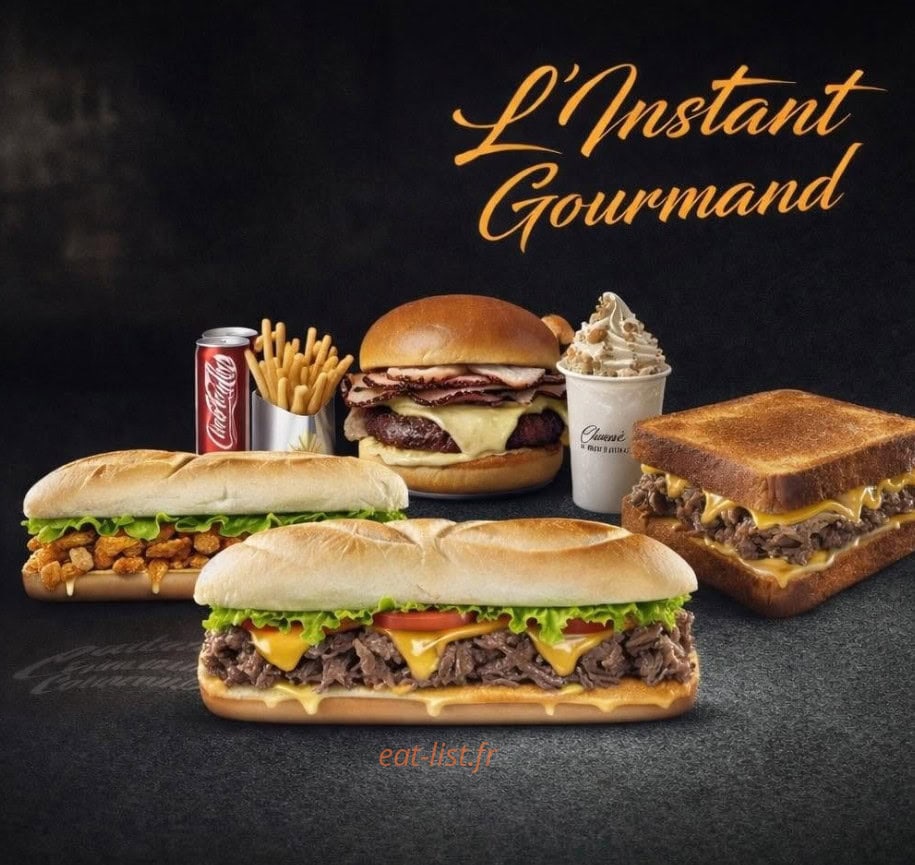 Carte et menu de L'instant gourmand à Noyon — Les prestations