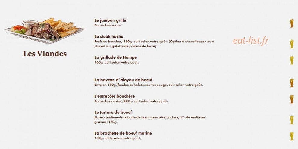 Le Comptoir du Malt — carte page 7
